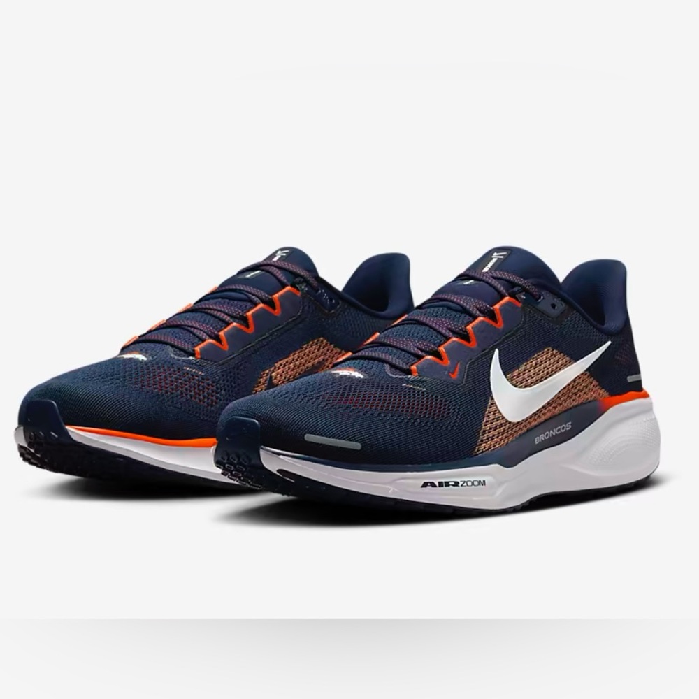 Nike Pegasus 41 Denver Broncos NFL Running Shoes FZ5073-400 Men’s Size 12.5